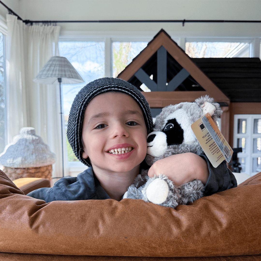 Remi the Weighted Raccoon – A Cozy Companion for Calmer Nights for kids | by Confident Kids Club