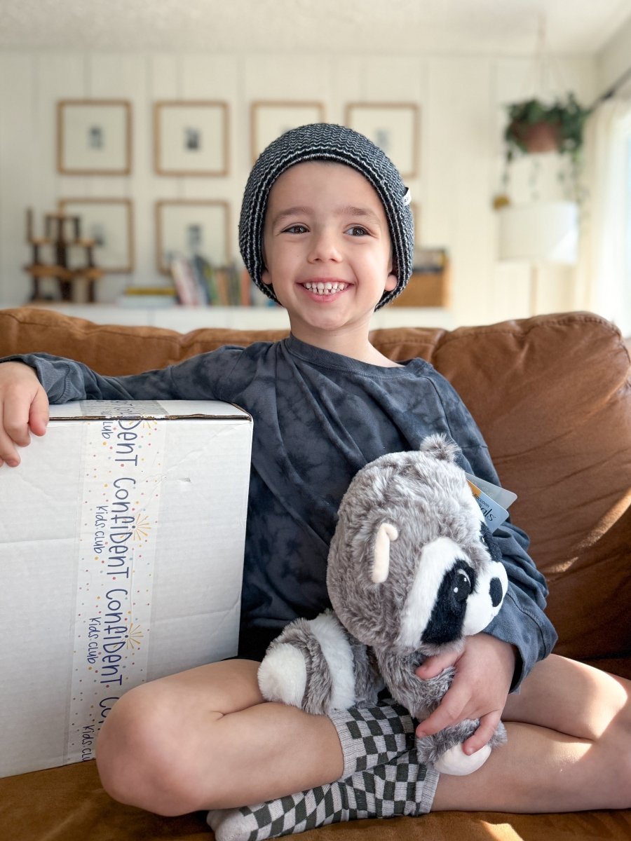Remi the Weighted Raccoon – A Cozy Companion for Calmer Nights for kids | by Confident Kids Club